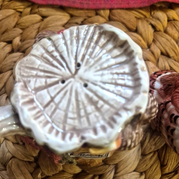 Fitz And Floyd Autumn Woods Owl Stump Ceramic Salt Pepper Shaker Set - Picture 4 of 7